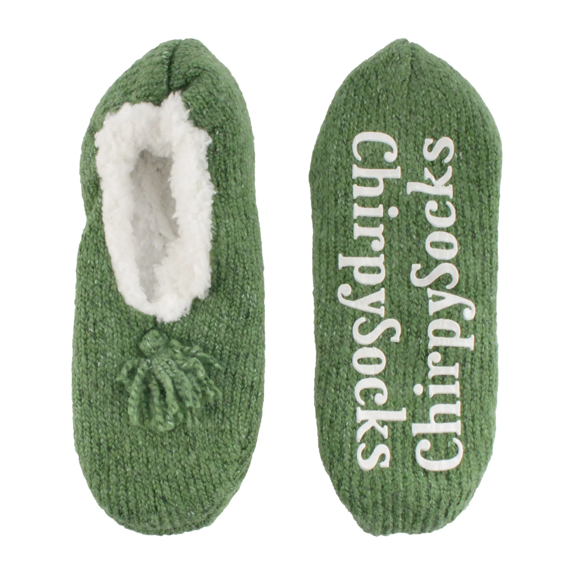 Adult Women's Fuzzy Non-Slip Fancy Yarn Slippers Socks, 1 Pairs