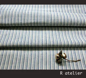 Blue-Green Stripe #008 | Fabric By The Bolt