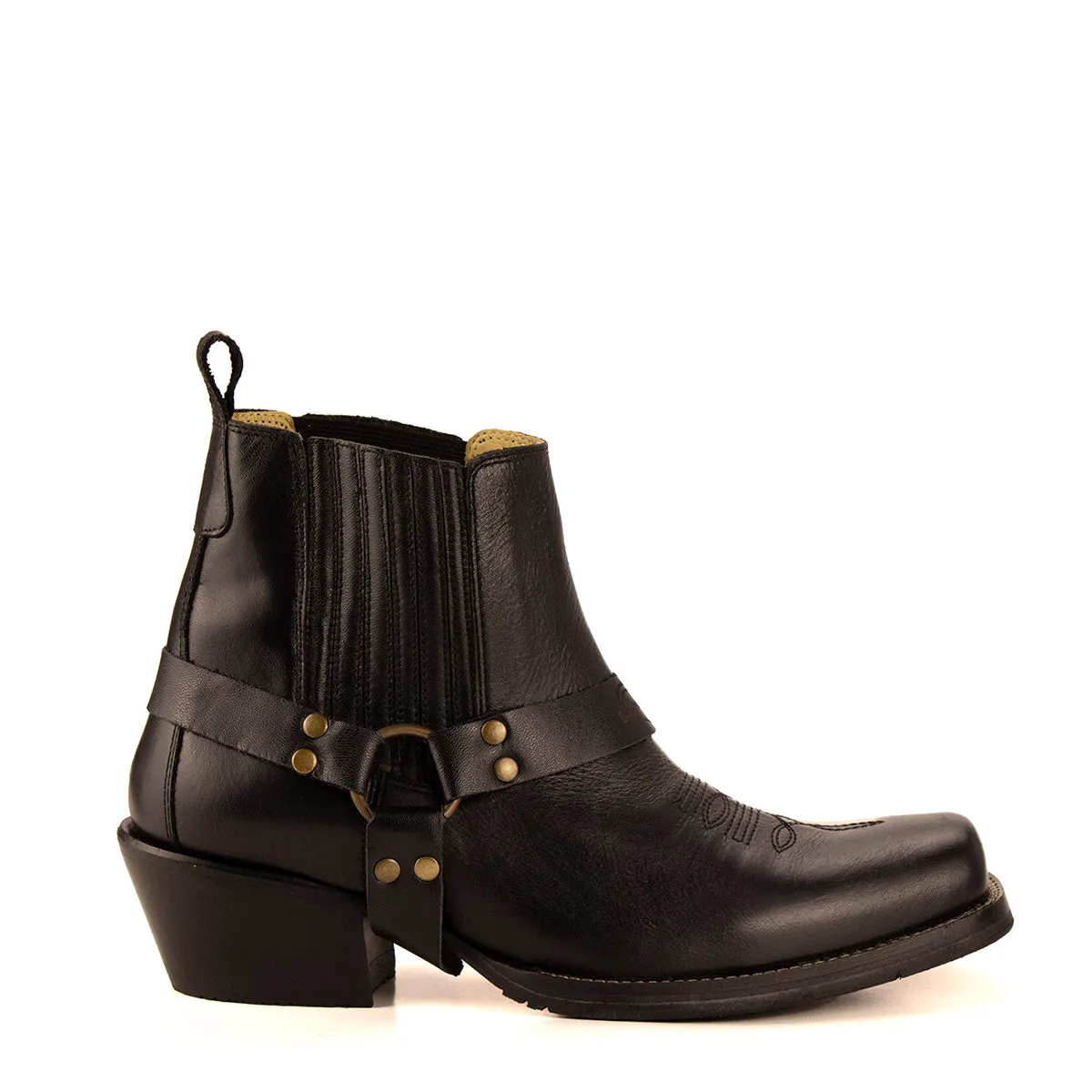Brunello's Silverado Boot in Napa Black