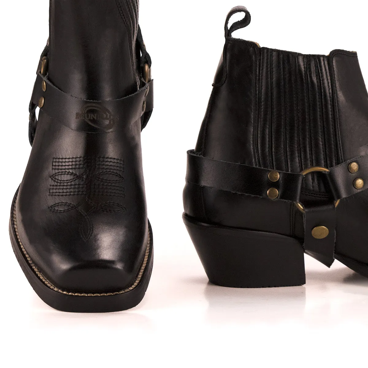 Brunello's Silverado Boot in Napa Black