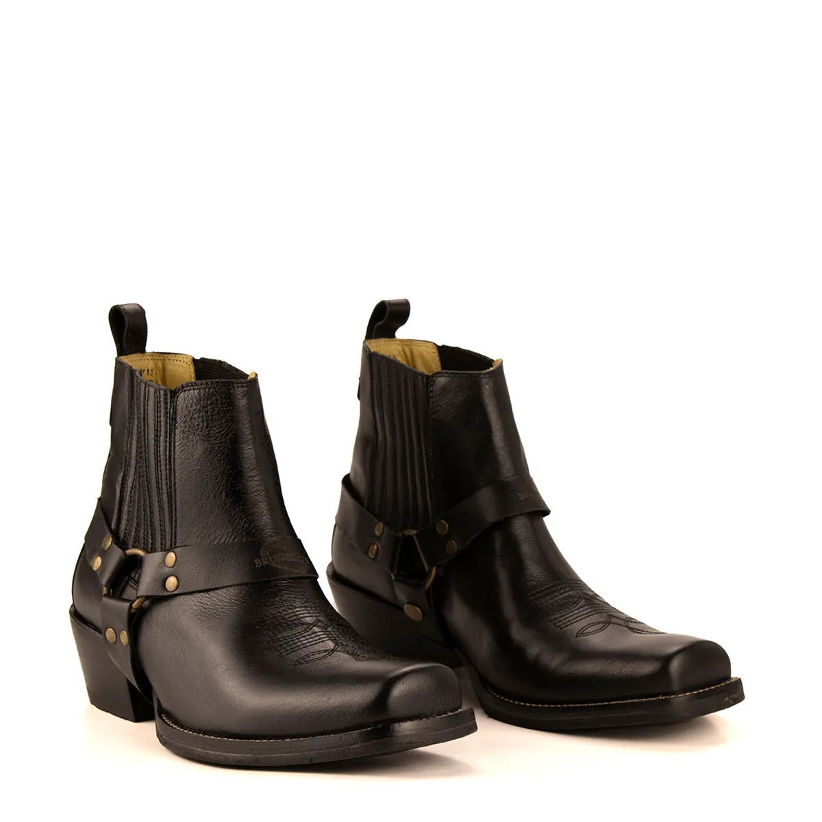 Brunello's Silverado Boot in Napa Black