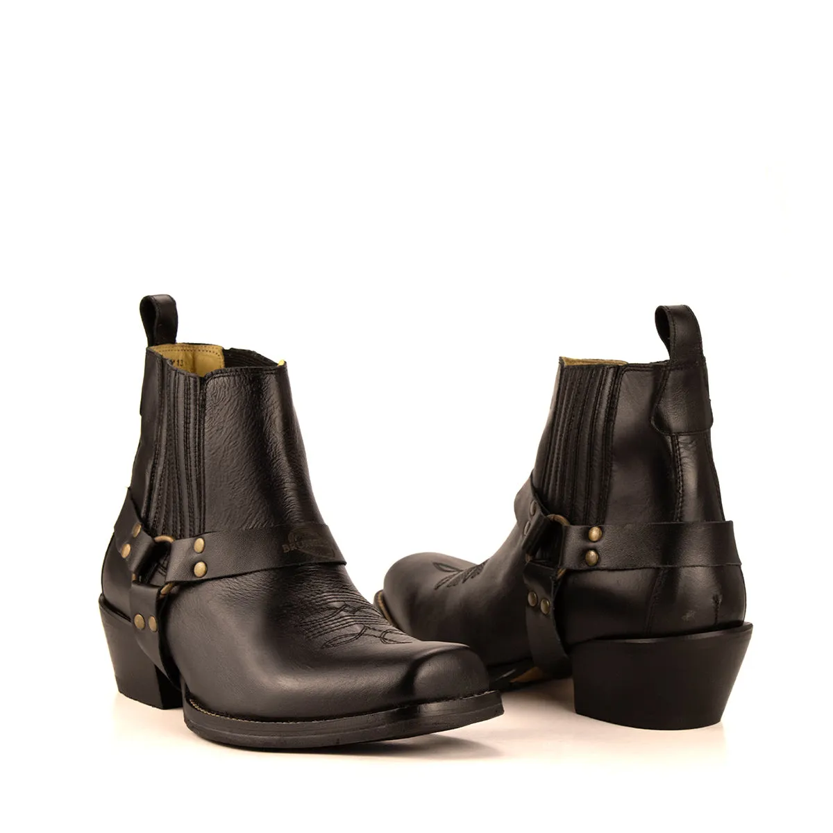 Brunello's Silverado Boot in Napa Black
