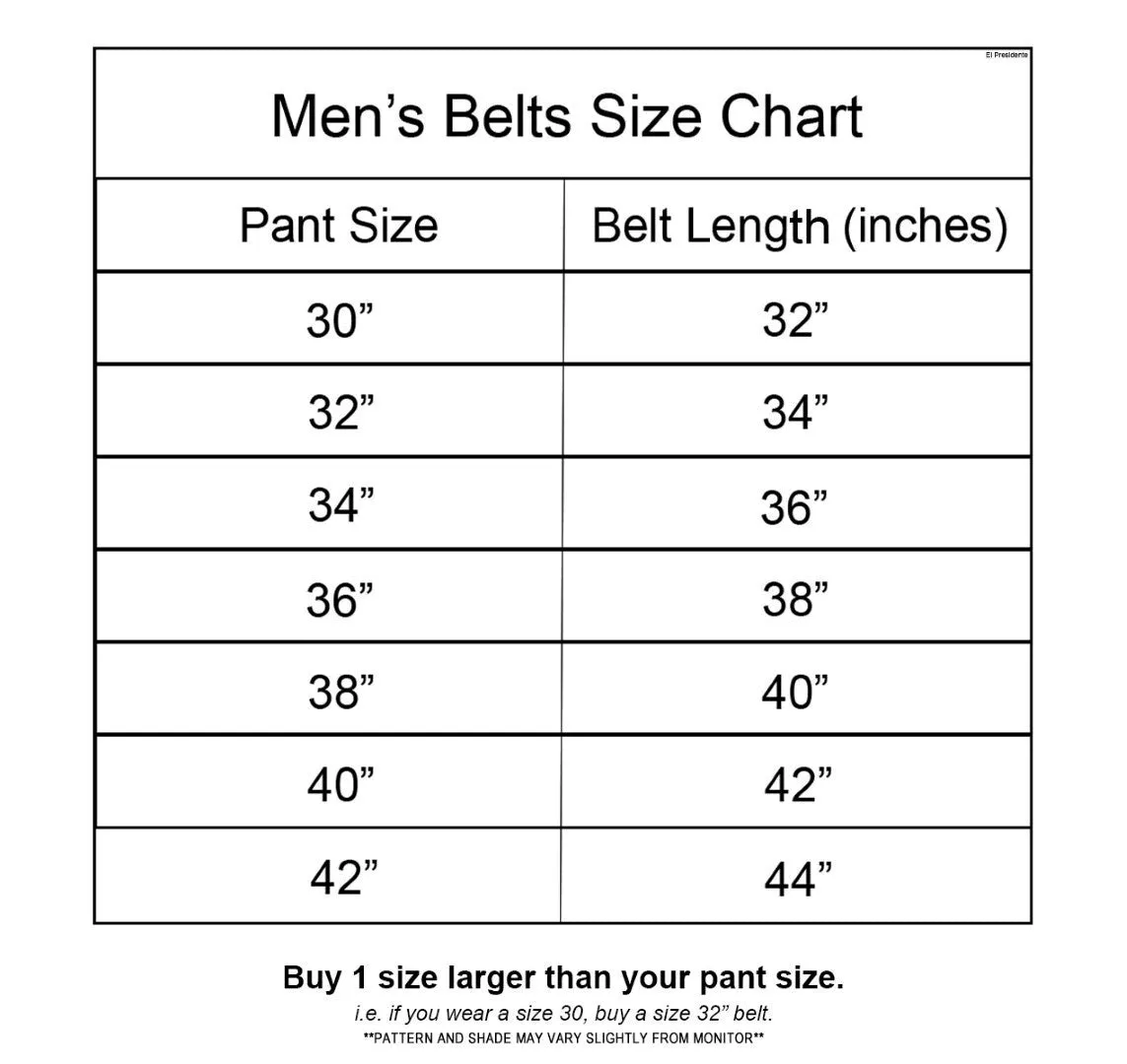 CognacWestern Dress Cowboy Belt Tooled Leather - Silver Buckle