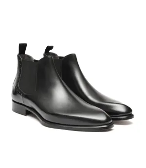 FILANGIERI - BLACK LEATHER CHELSEA BOOT
