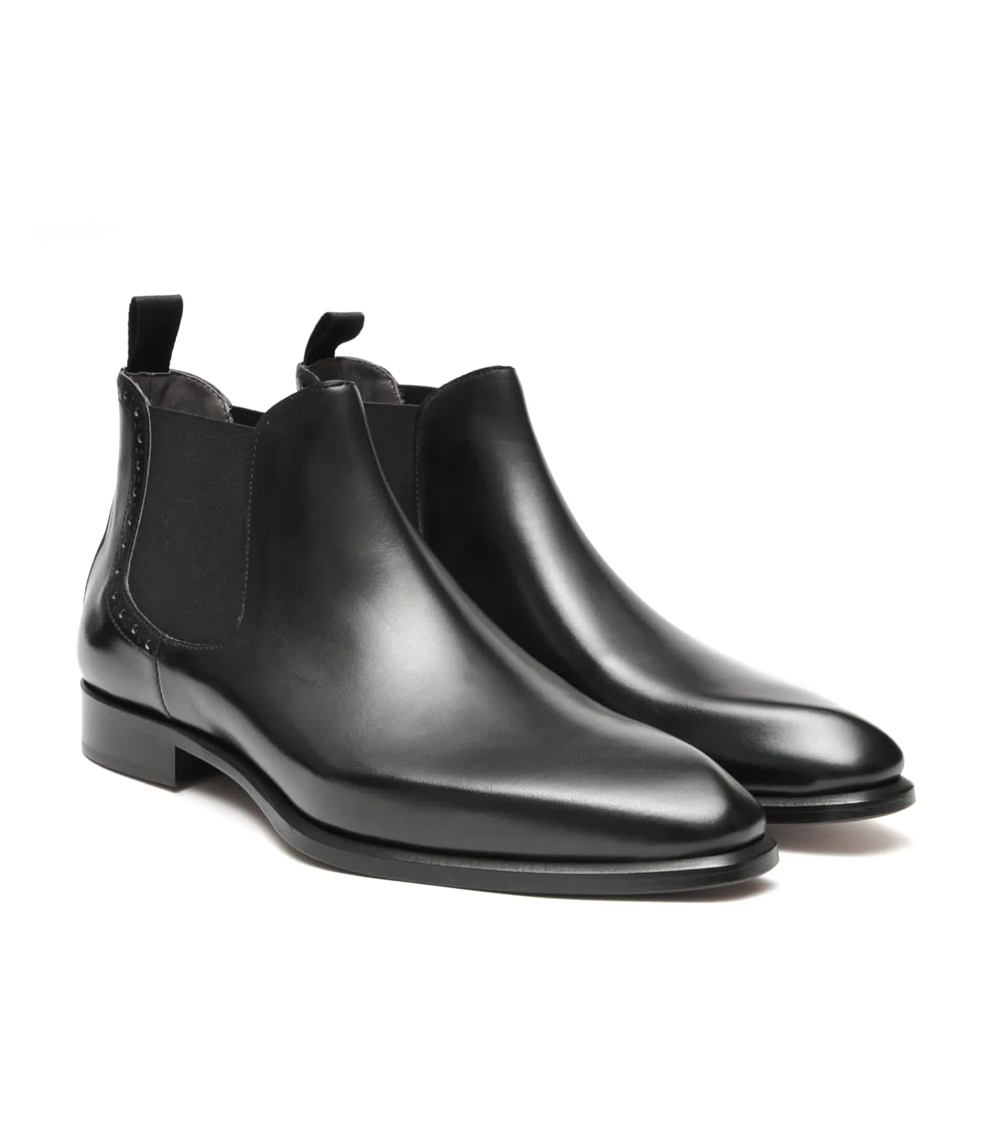 FILANGIERI - BLACK LEATHER CHELSEA BOOT