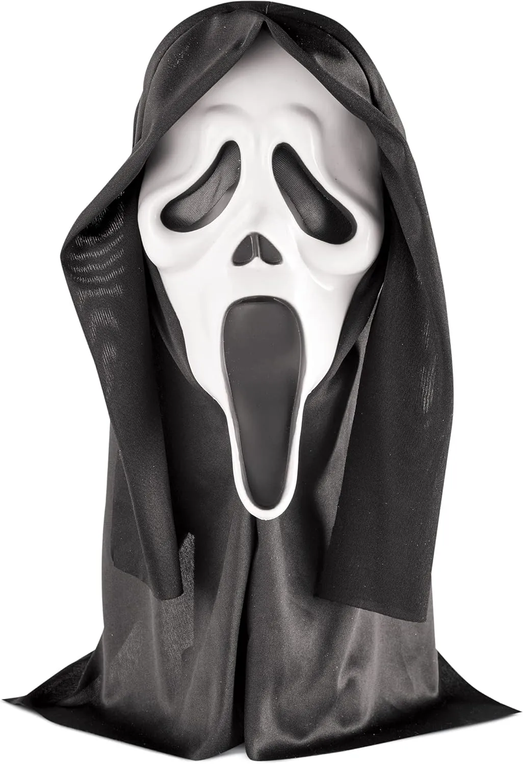 Ghost Face Mask With Shroud