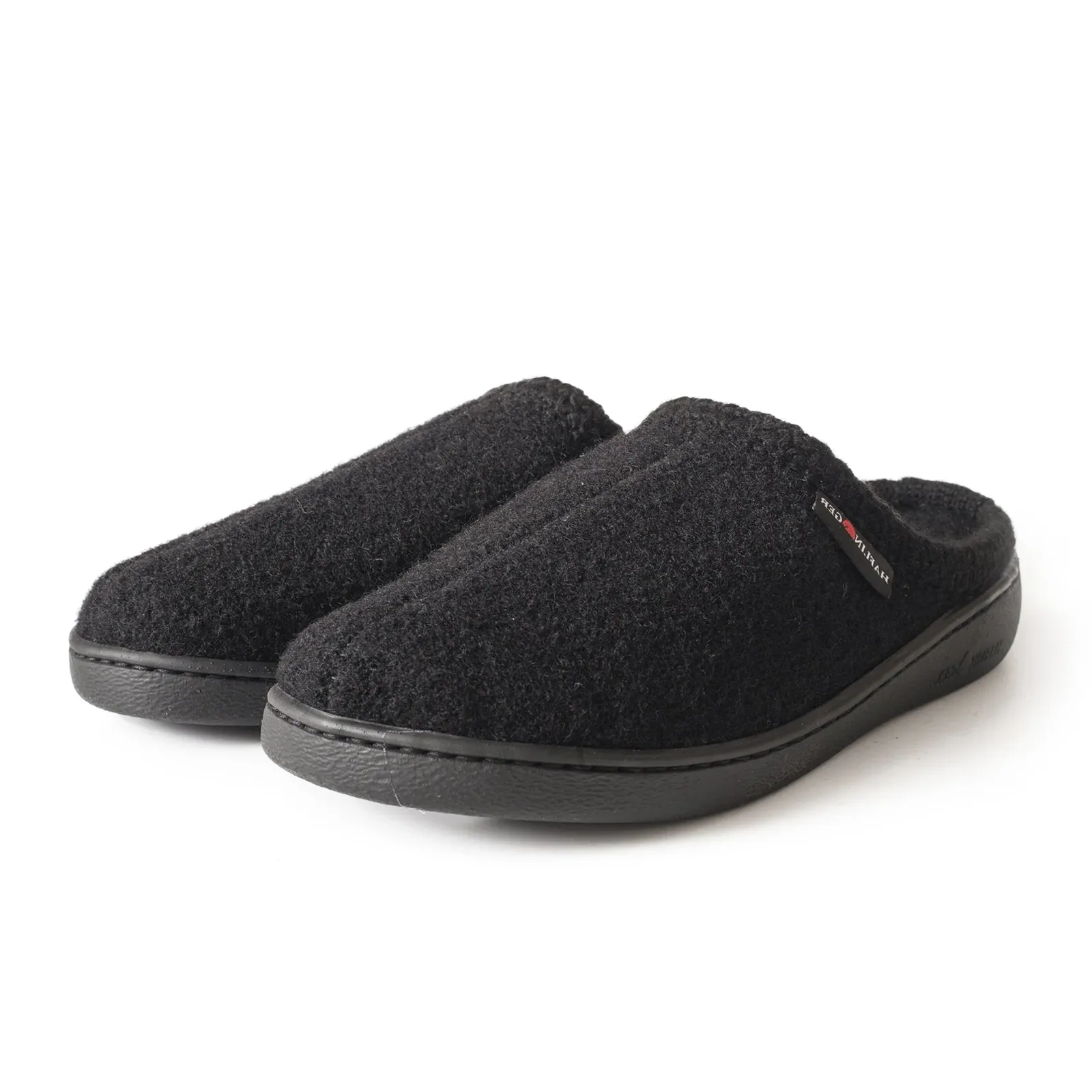 Haflinger AT74 Slipper (Unisex) - Black