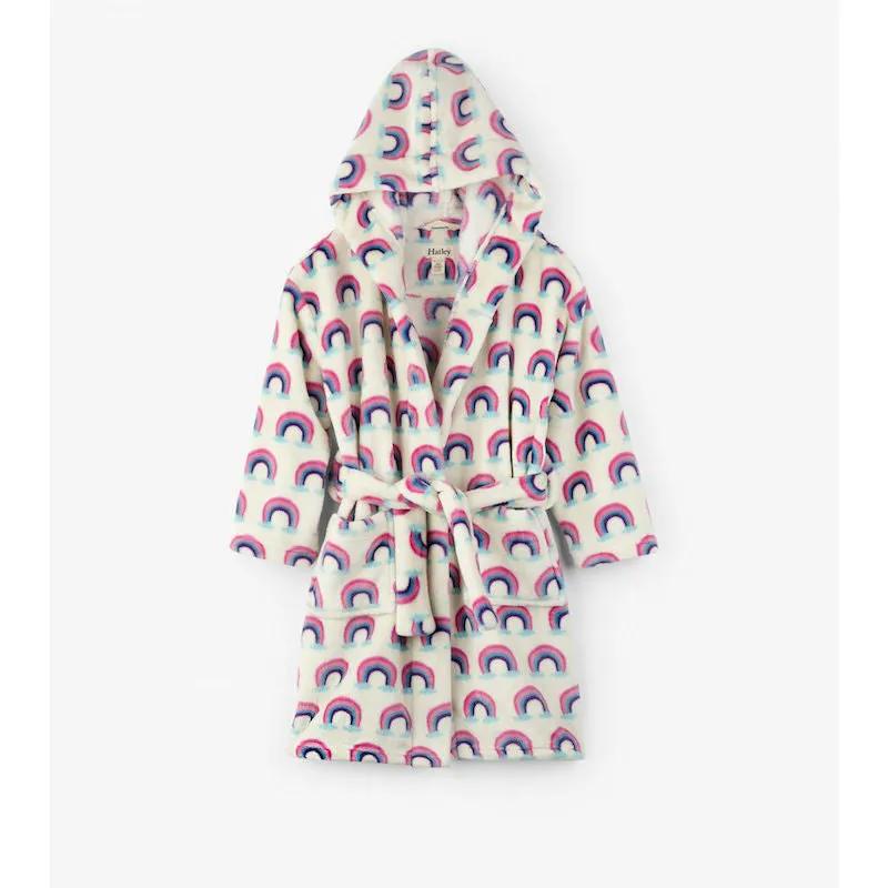 Hatley Pretty Rainbows Kids' Fleece Robe