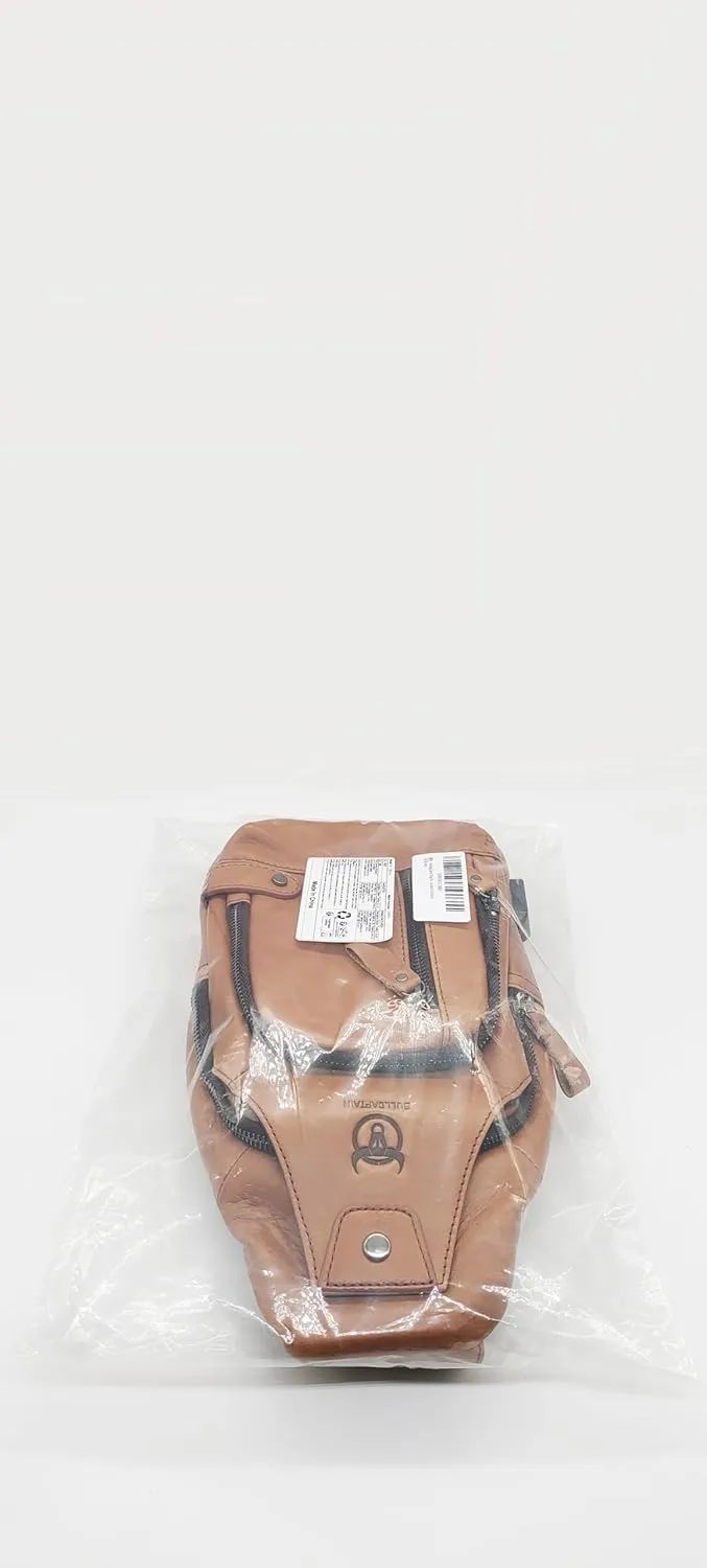 Hebetag Leather Sling Bag Hiking Daypack for Men Women Outdoor Travel Camping Fishing Crossbody Shoulder Chest Pack Backpack