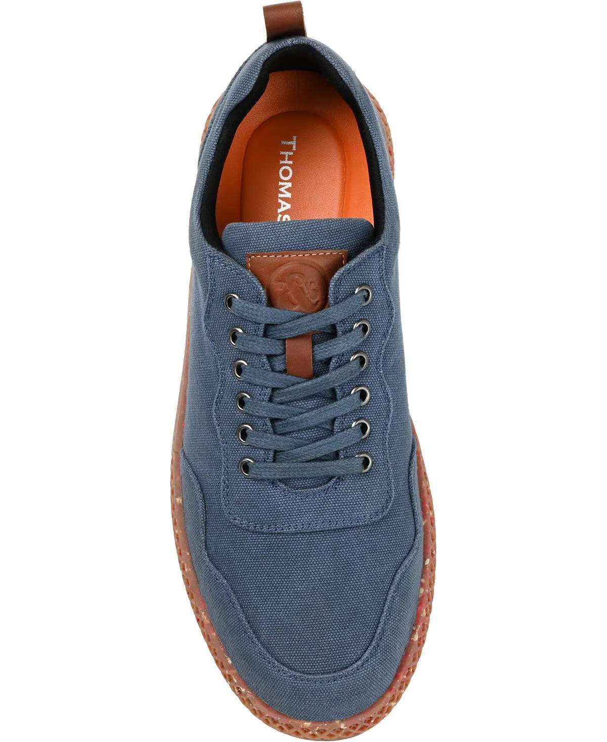 Kemp Thomas & Vine men's textile sneakers, blue