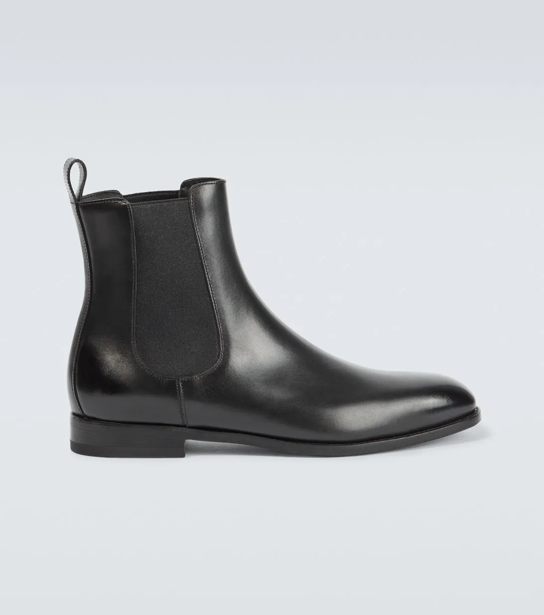 Leather Chelsea boots delsa Manolo Blahnik, black