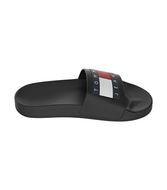 Men's Tommy Jeans Essential Pool Slide Black