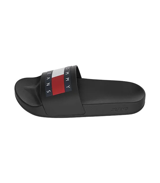 Men's Tommy Jeans Essential Pool Slide Black
