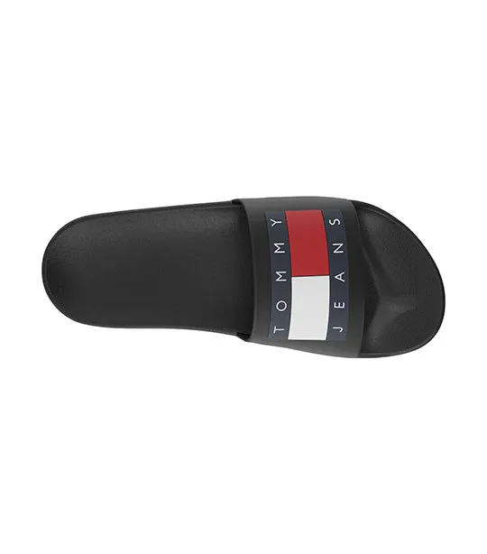 Men's Tommy Jeans Essential Pool Slide Black