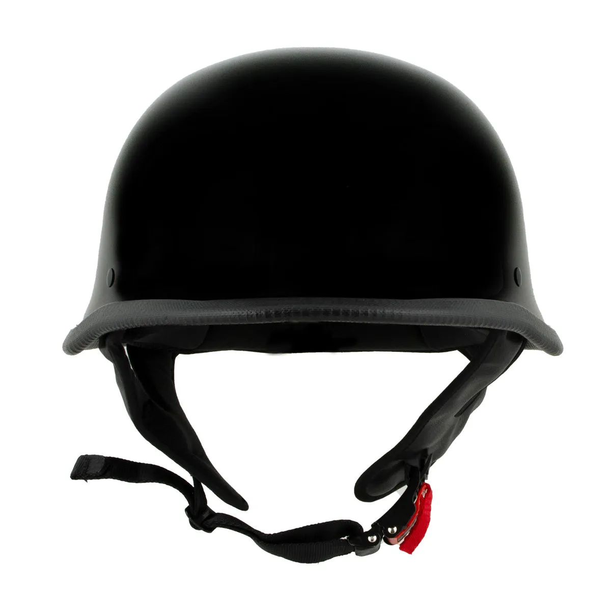 Milwaukee Helmets MPH9741DOT 'Motorrad' DOT German Style Gloss Black