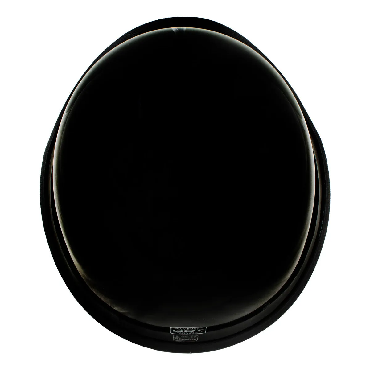 Milwaukee Helmets MPH9741DOT 'Motorrad' DOT German Style Gloss Black