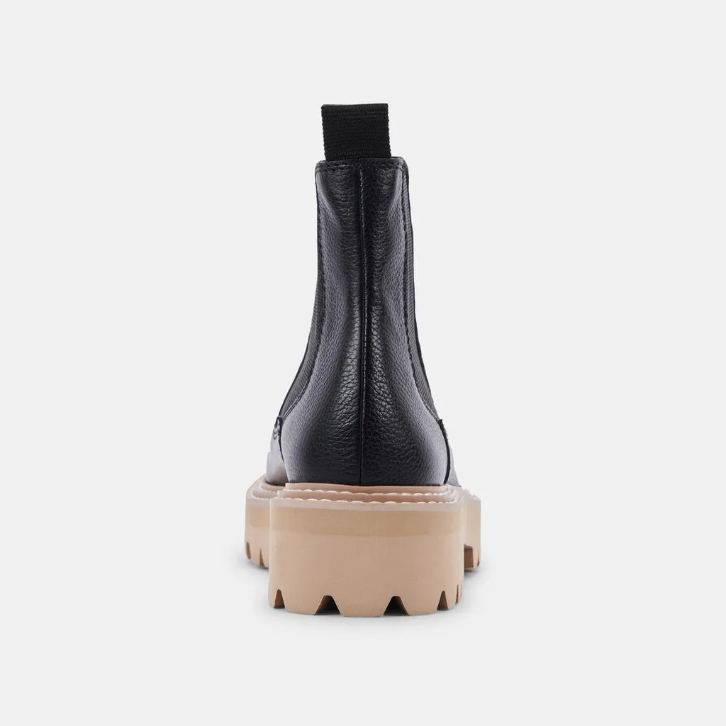 Moana H20 Boot in Onyx Leather (Last Pair - Size 7)