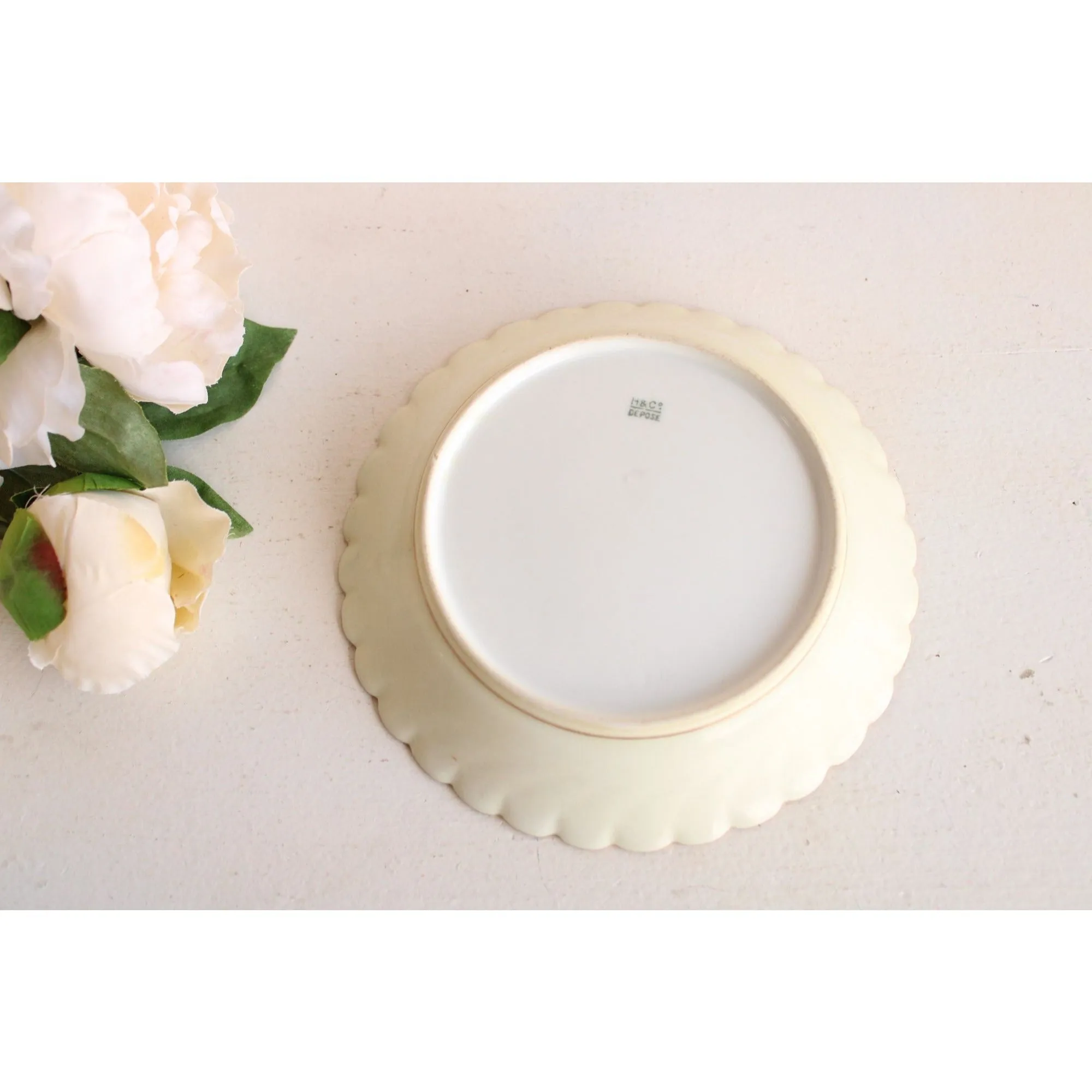 Reserved:  Antique 1887 Haviland Limoges H&Co Depose Floral Pattern Bowls