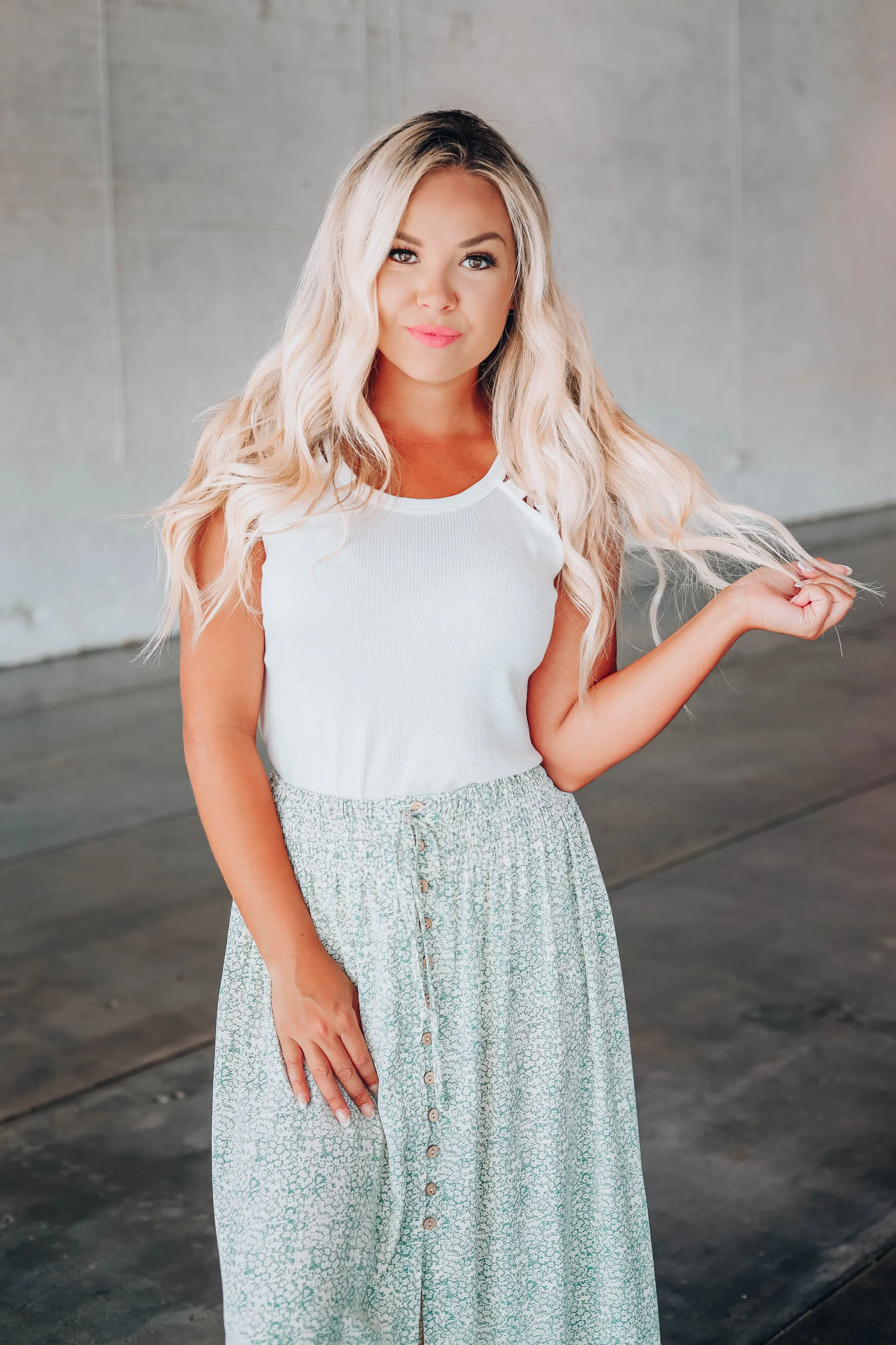 Sensational Strappy Tank - Ivory