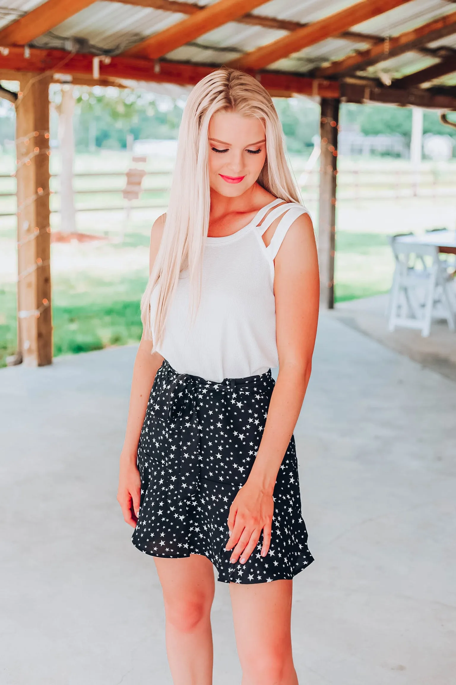 Sensational Strappy Tank - Ivory