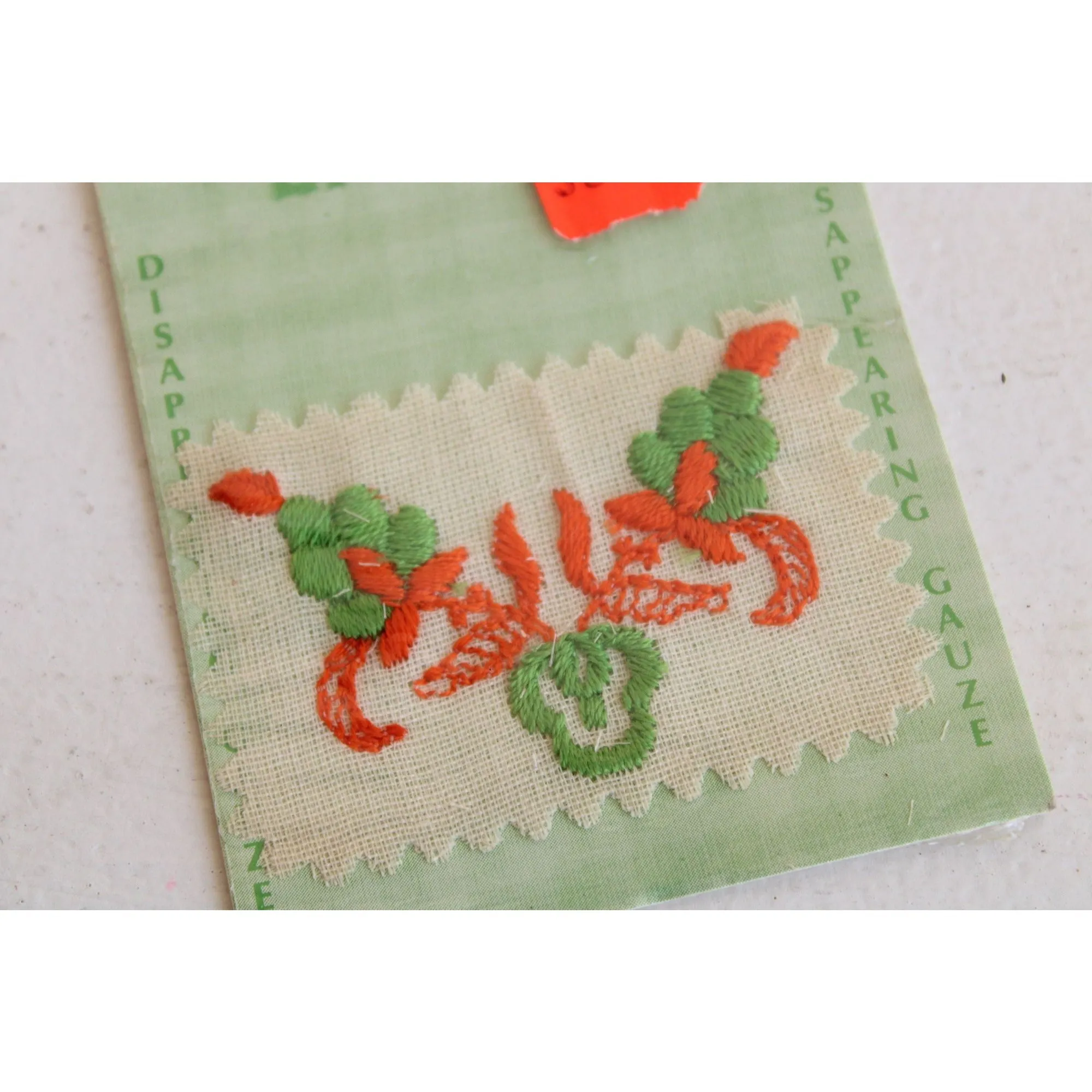 Vintage 1960s Iron On Transfer Embroidery NOS New Old Stock